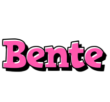 Bente girlish logo