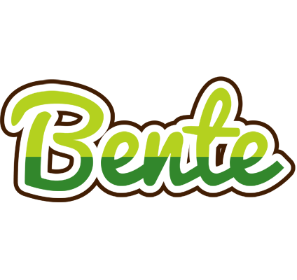 Bente golfing logo