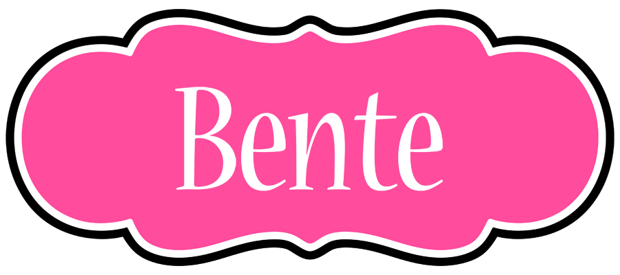 Bente invitation logo