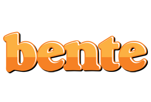 Bente orange logo