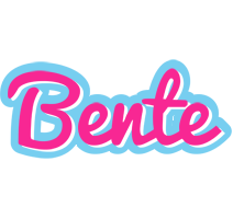 Bente popstar logo