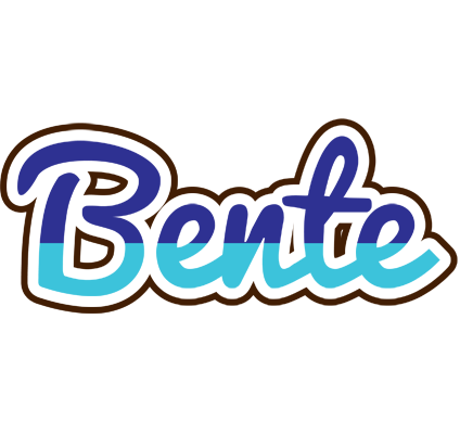 Bente raining logo