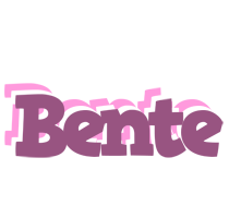 Bente relaxing logo
