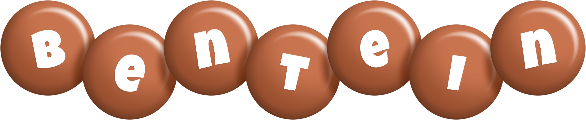 Bentein candy-brown logo