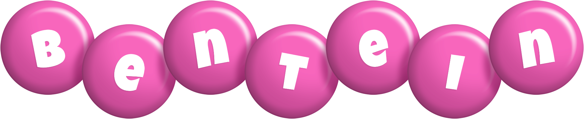 Bentein candy-pink logo