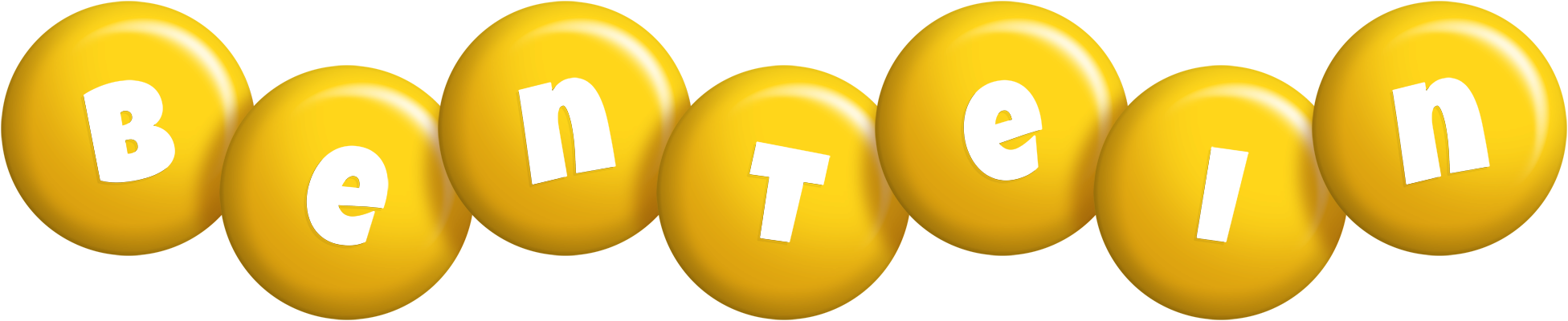 Bentein candy-yellow logo