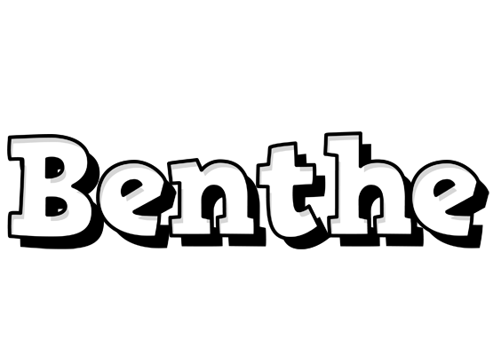 Benthe snowing logo