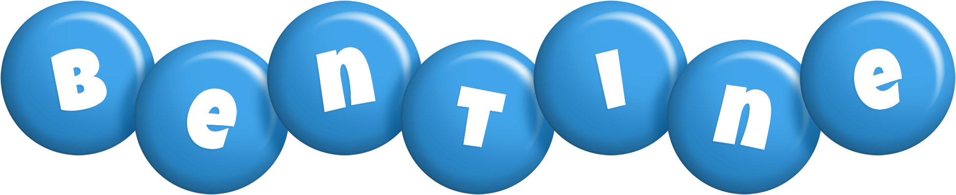 Bentine candy-blue logo
