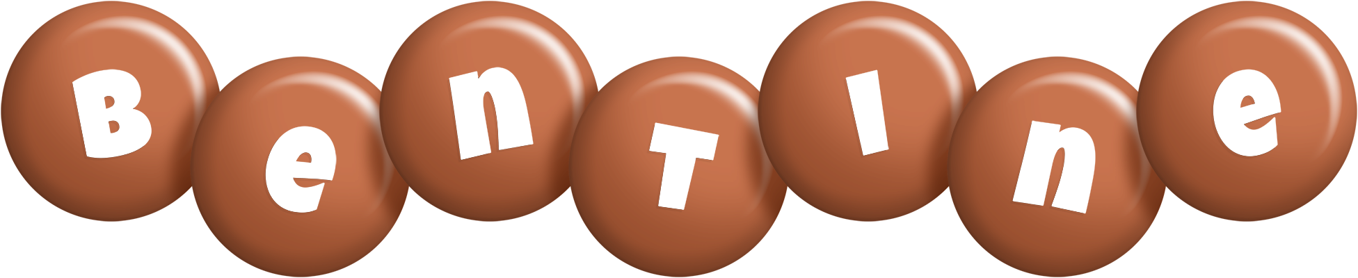 Bentine candy-brown logo