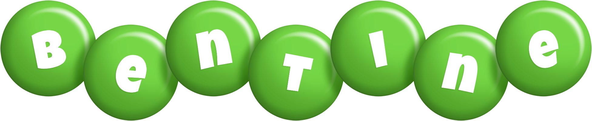 Bentine candy-green logo