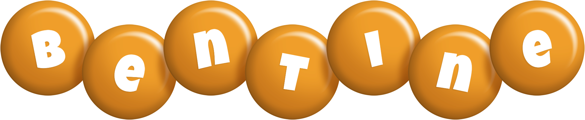 Bentine candy-orange logo