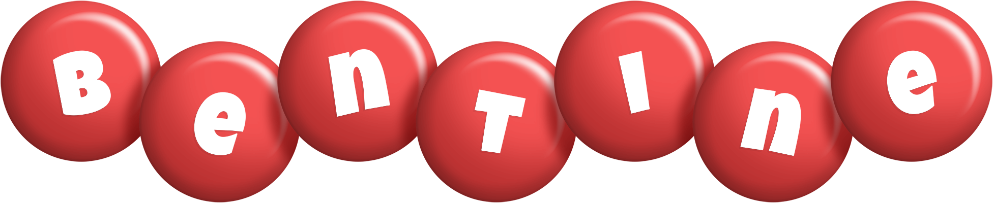 Bentine candy-red logo