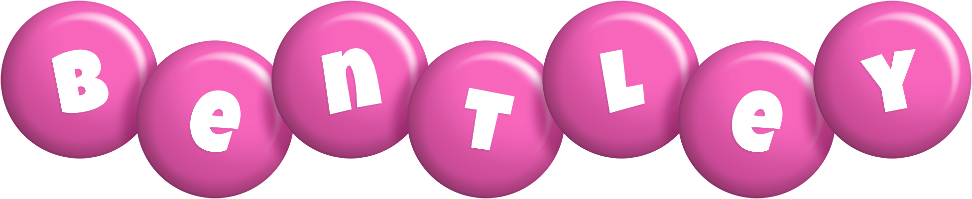 Bentley candy-pink logo