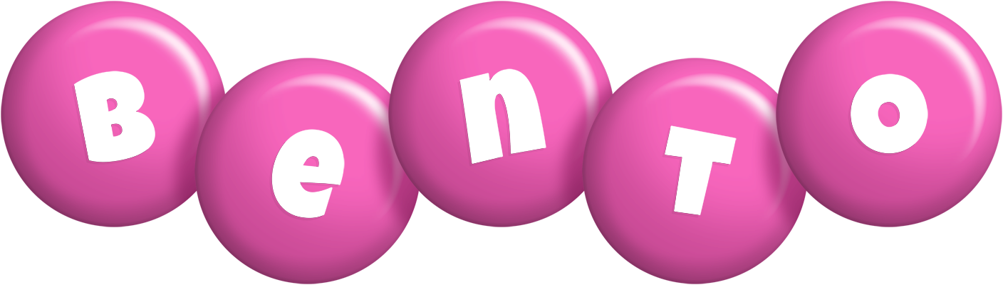 Bento candy-pink logo