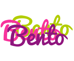 Bento flowers logo