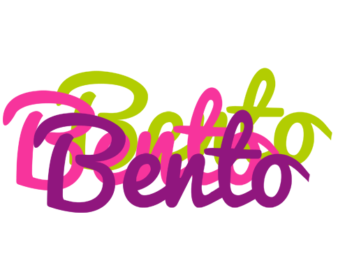 Bento flowers logo