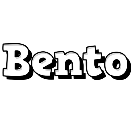 Bento snowing logo