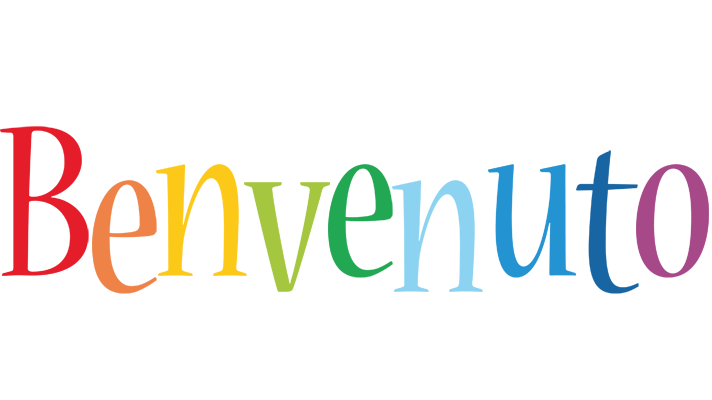 Benvenuto birthday logo