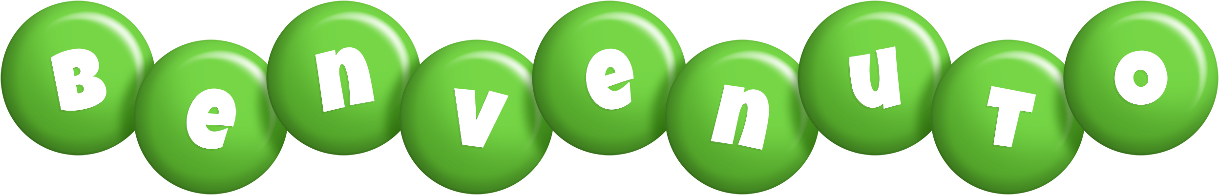 Benvenuto candy-green logo