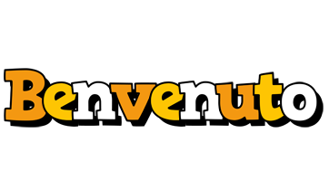 Benvenuto cartoon logo