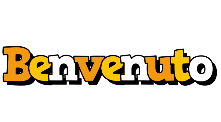 Benvenuto cartoon logo