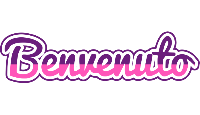 Benvenuto cheerful logo