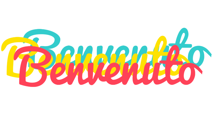 Benvenuto disco logo