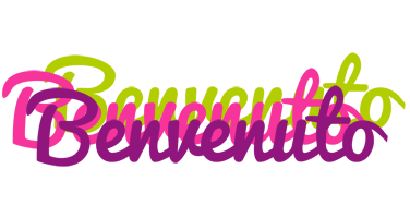 Benvenuto flowers logo