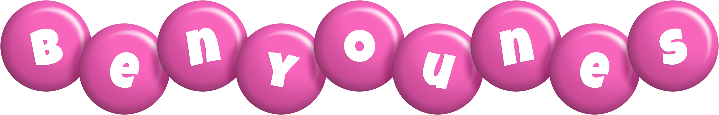 Benyounes candy-pink logo