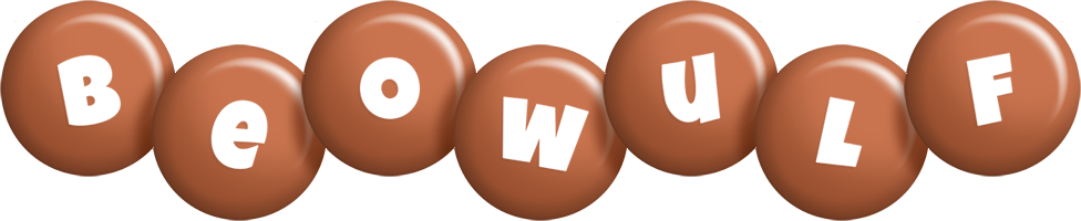 Beowulf candy-brown logo