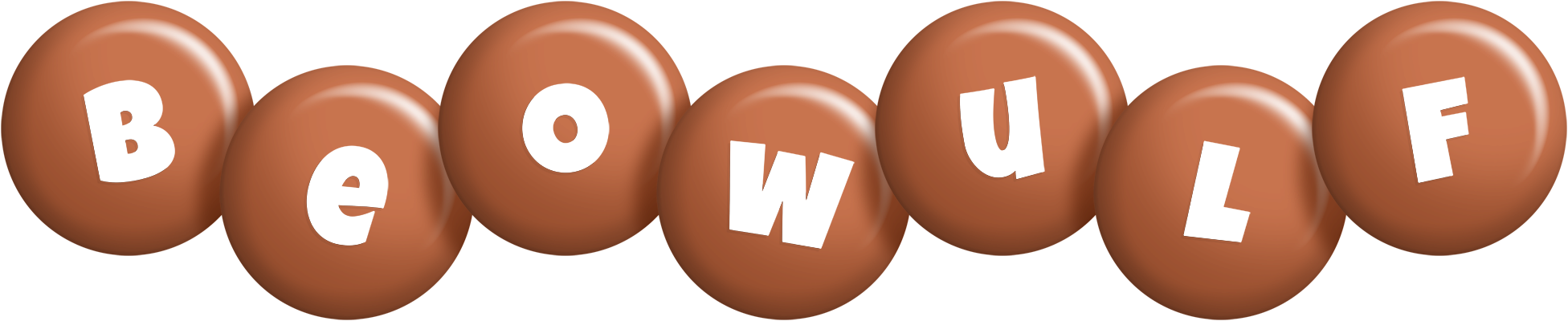 Beowulf candy-brown logo