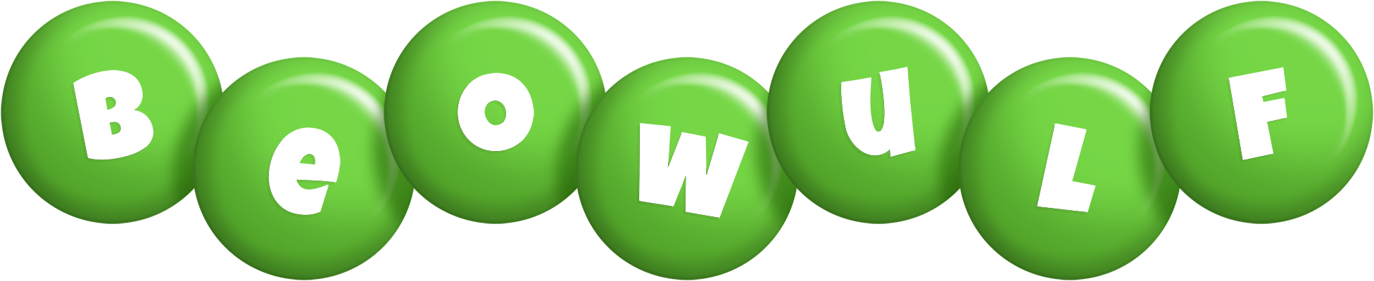 Beowulf candy-green logo