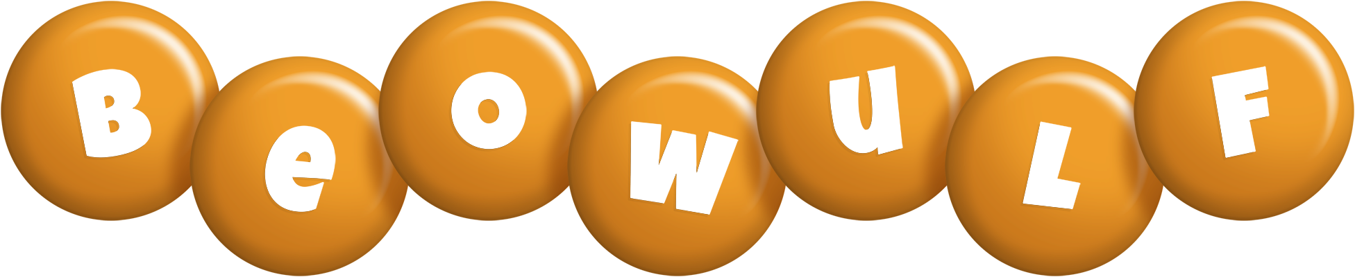 Beowulf candy-orange logo