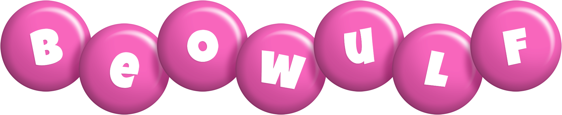 Beowulf candy-pink logo