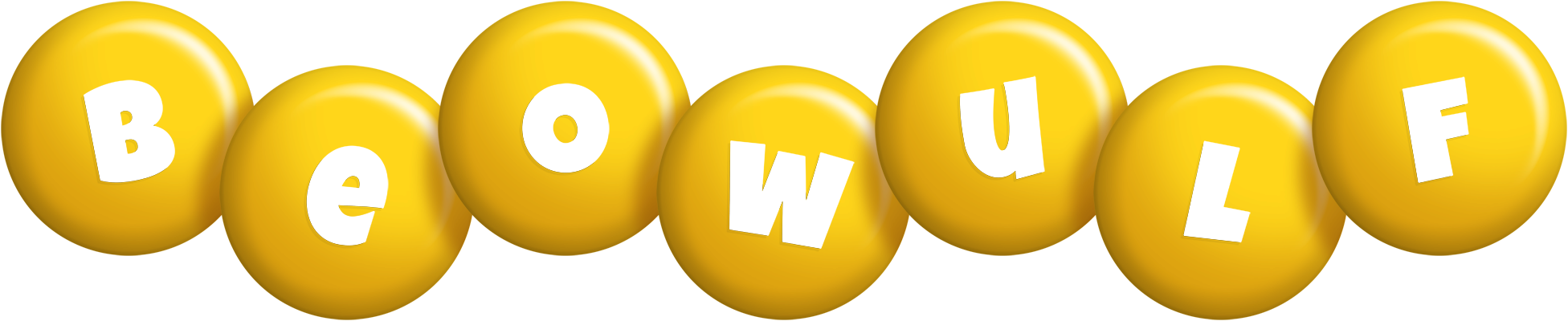 Beowulf candy-yellow logo
