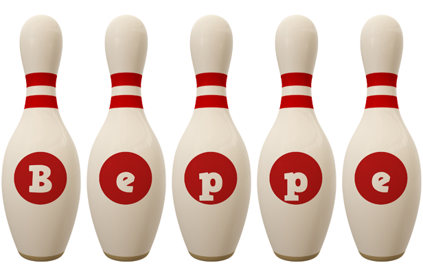Beppe bowling-pin logo