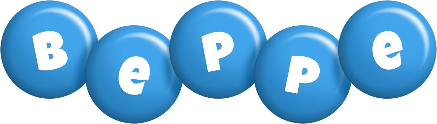 Beppe candy-blue logo