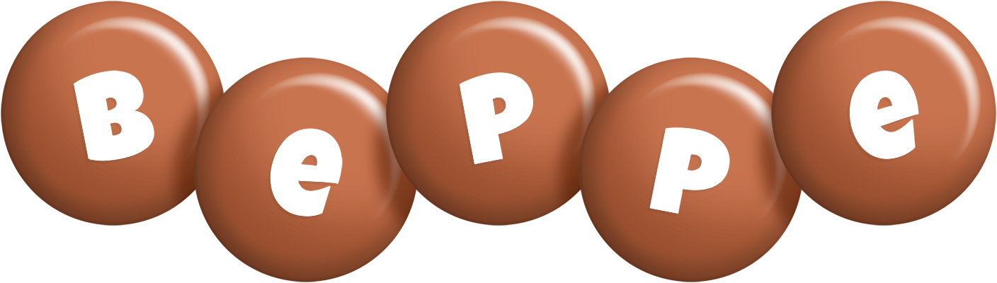 Beppe candy-brown logo