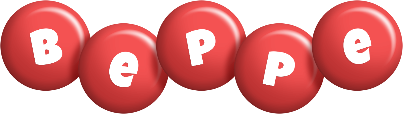 Beppe candy-red logo
