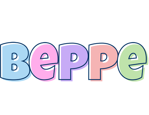 Beppe pastel logo