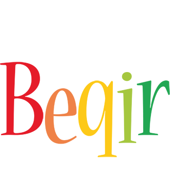 Beqir birthday logo