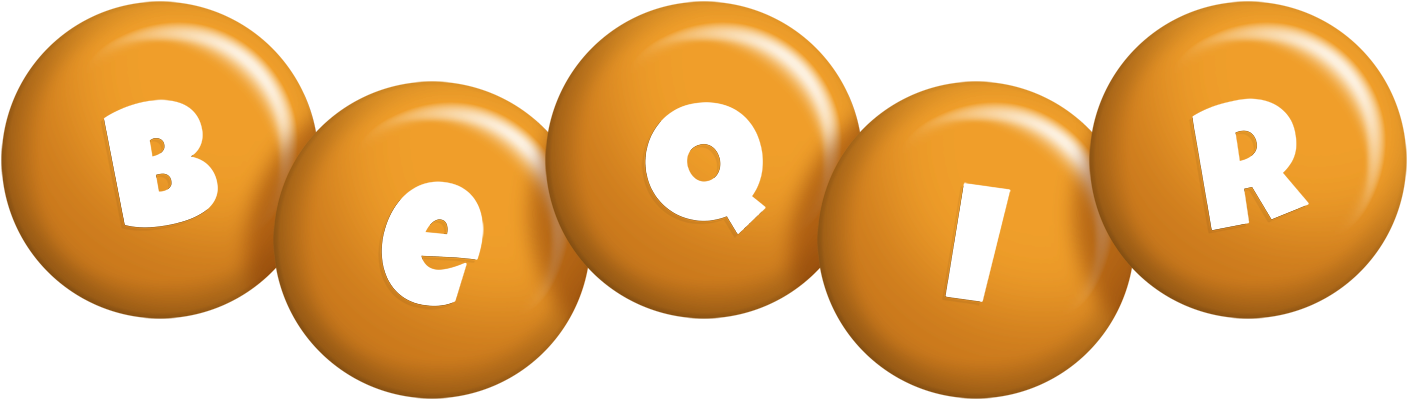 Beqir candy-orange logo