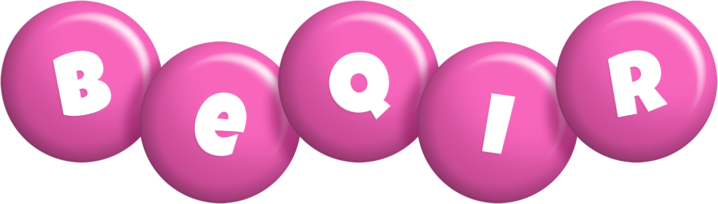 Beqir candy-pink logo