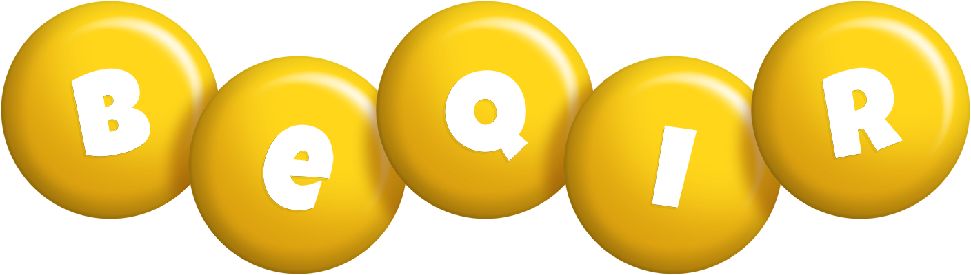 Beqir candy-yellow logo