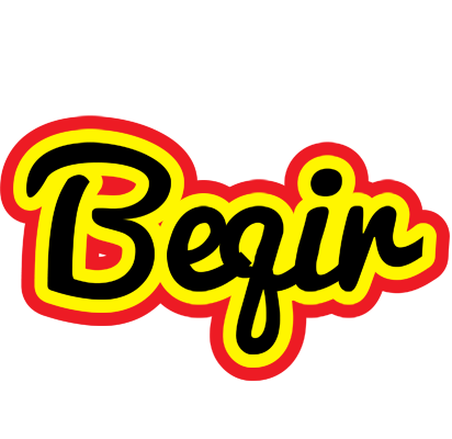 Beqir flaming logo