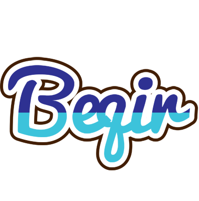 Beqir raining logo