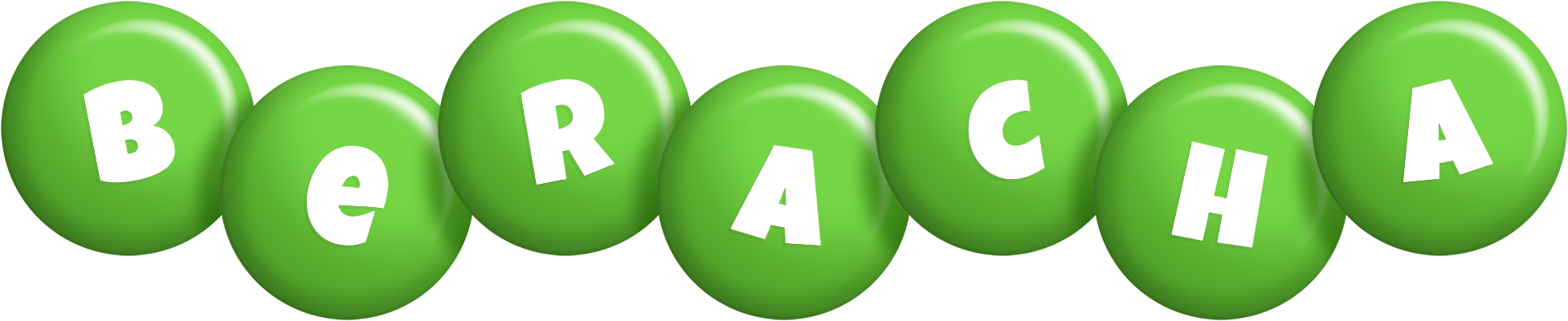 Beracha candy-green logo
