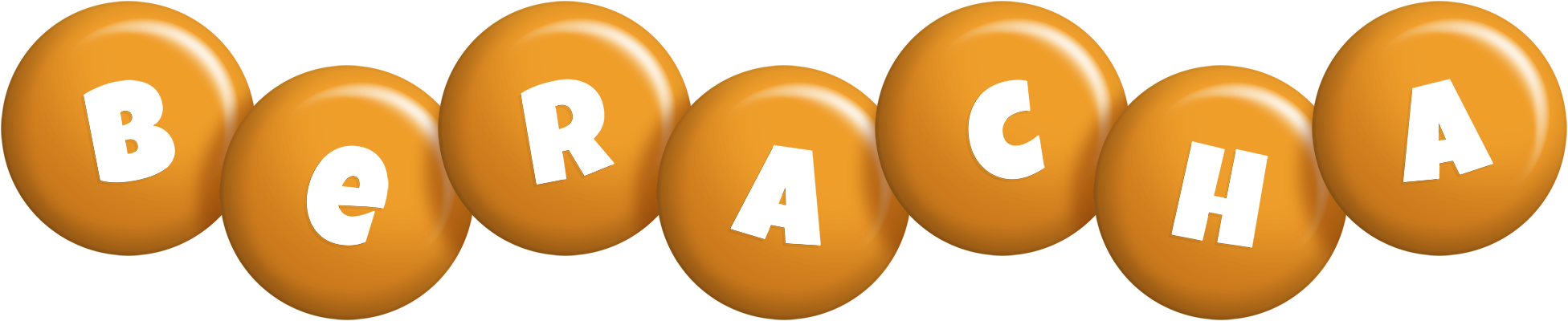 Beracha candy-orange logo