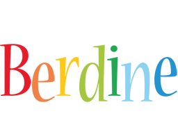 Berdine birthday logo