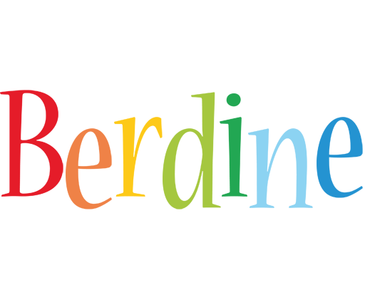 Berdine birthday logo